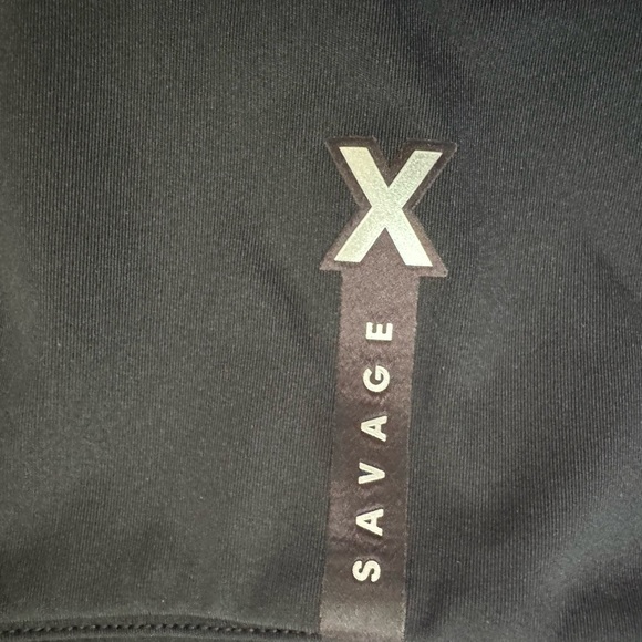 Savage X Fenty Black Womens Leggings - Picture 3 of 7
